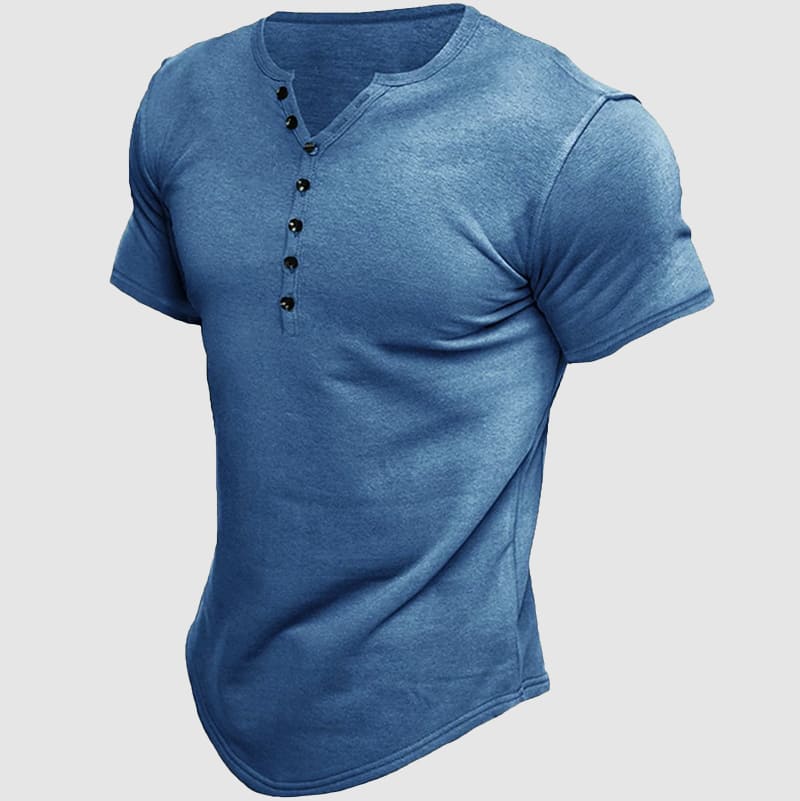 sleeve henley shirt