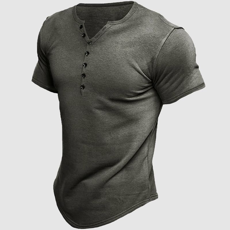 sleeve henley shirt