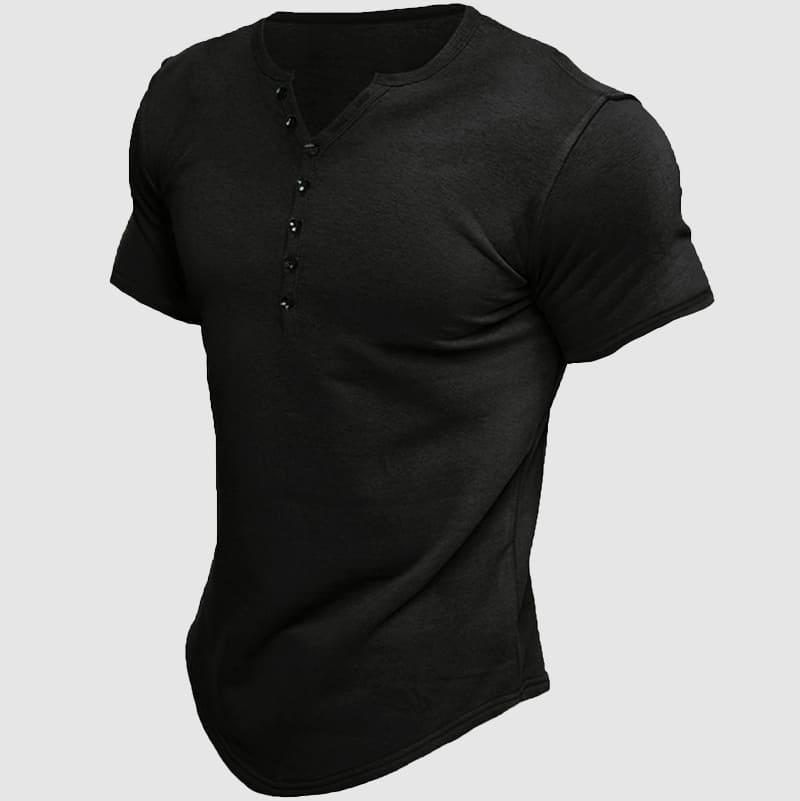 sleeve henley shirt