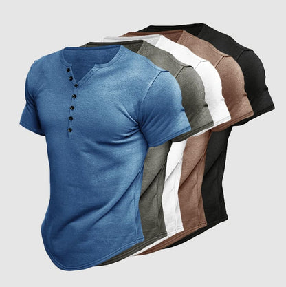 sleeve henley shirt
