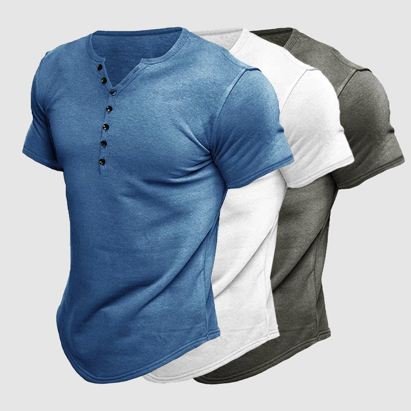 sleeve henley shirt