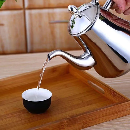 Kettle in Stainless Steel with Filter for Kitchen Use