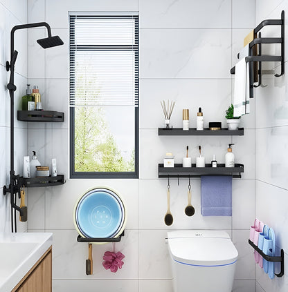 Holder with Modern Aluminium Towel 3 Layers for Bathroom and Space-Saving Use