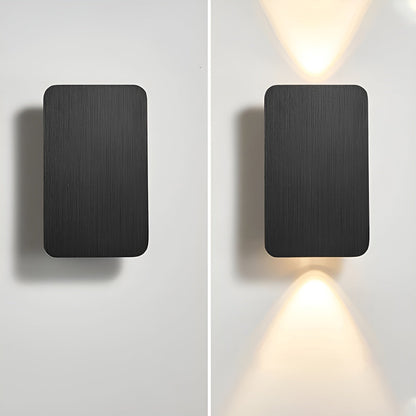 Wall Lamp with LED Upward and Downward Light Beam for Modern and Atmospheric