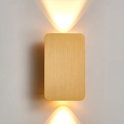 Wall Lamp with LED Upward and Downward Light Beam for Modern and Atmospheric