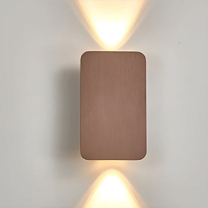 Wall Lamp with LED Upward and Downward Light Beam for Modern and Atmospheric