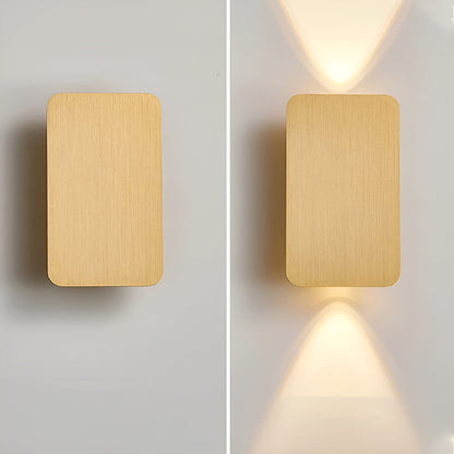 Wall Lamp with LED Upward and Downward Light Beam for Modern and Atmospheric