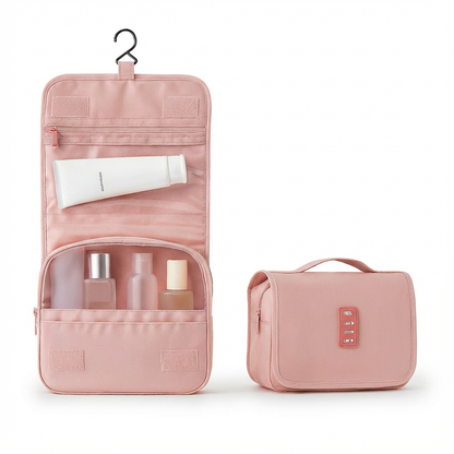 Organiser with Foldable Travel Hanging Hook for Water-Resistant and Spacious