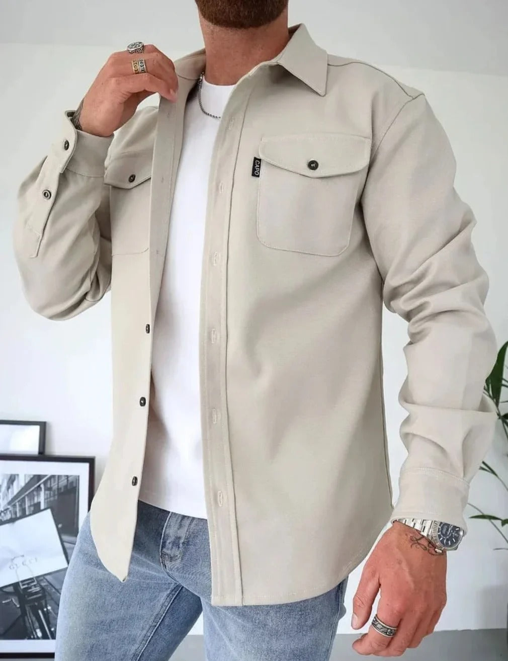 Milan Luxe Shirt for a Bold, Refined Look