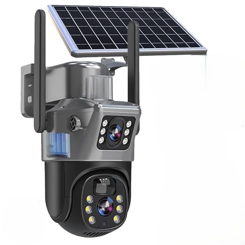Camera with Wireless 4K Security Solar Panel for 360 Degrees and Smart Detection