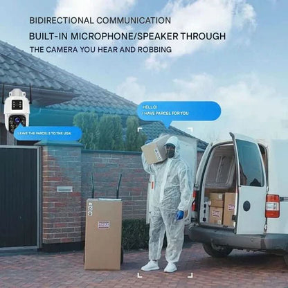 Camera with Wireless 4K Security Solar Panel for 360 Degrees and Smart Detection