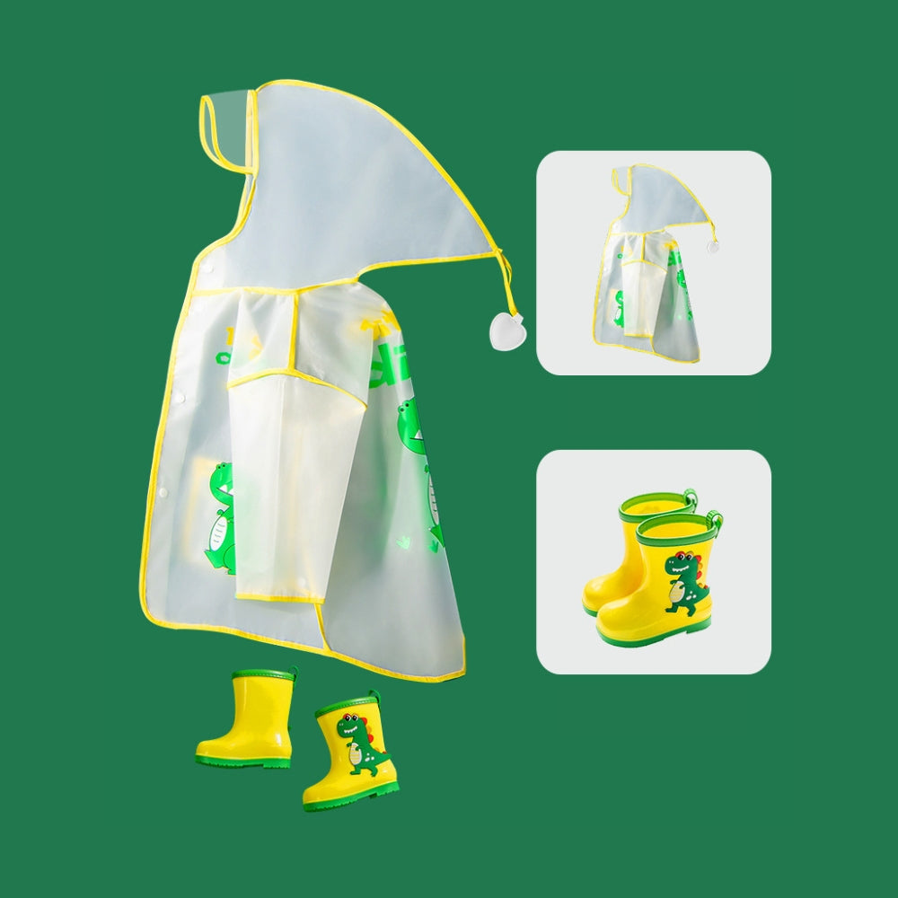 Magical Children's Raincoat for Protective and Playful in the Rain