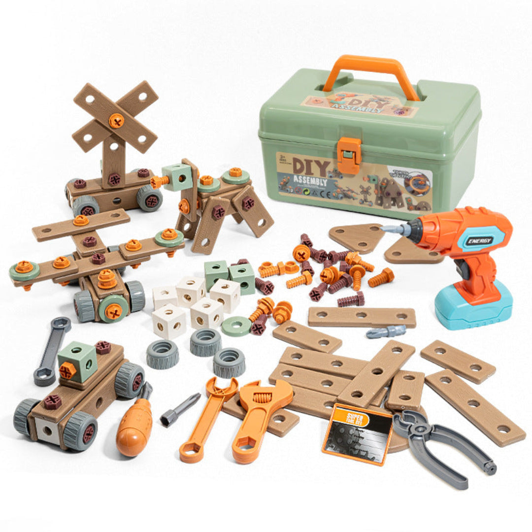 Tool with Creative Kids Set for Safe Building and Learning Play