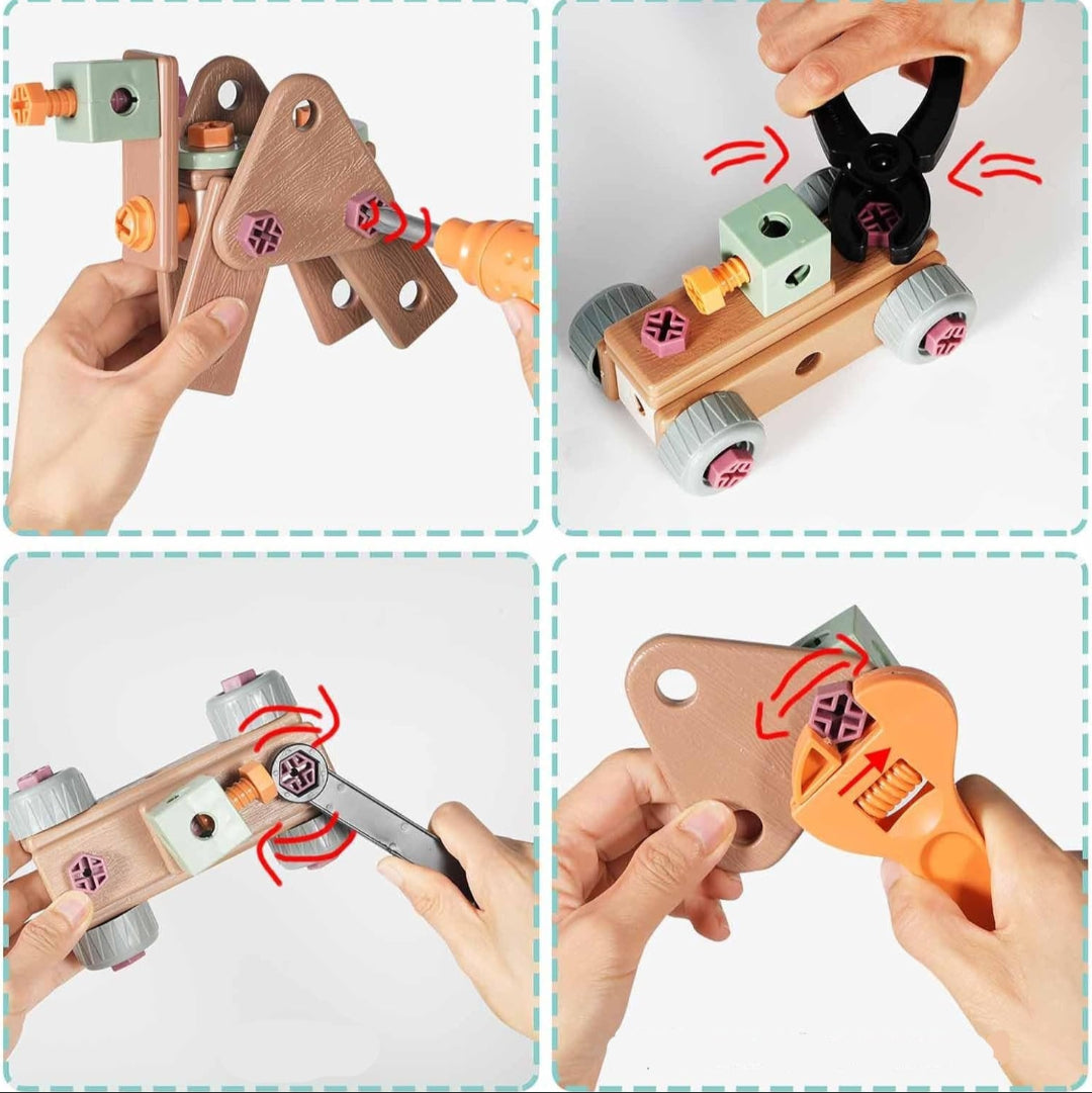 Tool with Creative Kids Set for Safe Building and Learning Play