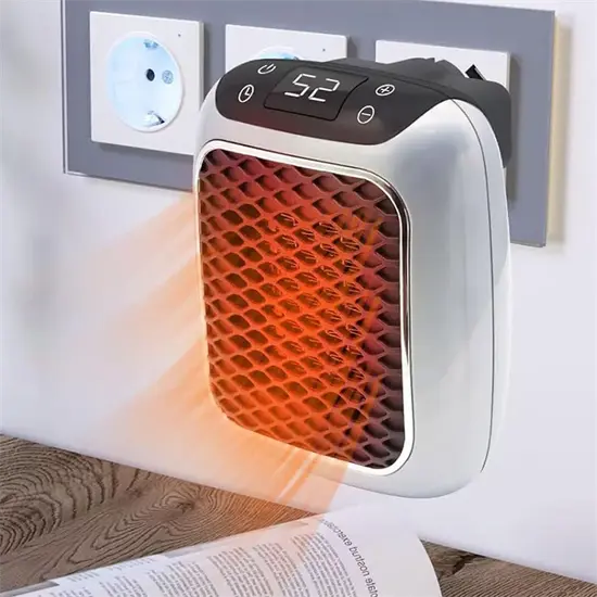 Compact Ceramic Electric Heater for Quick and Energy-Efficient Heating
