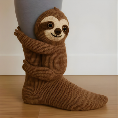 Unisex House Socks with 3D Animal Design and Non-Slip for Warm and Comfortable