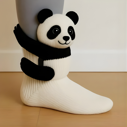 Unisex House Socks with 3D Animal Design and Non-Slip for Warm and Comfortable