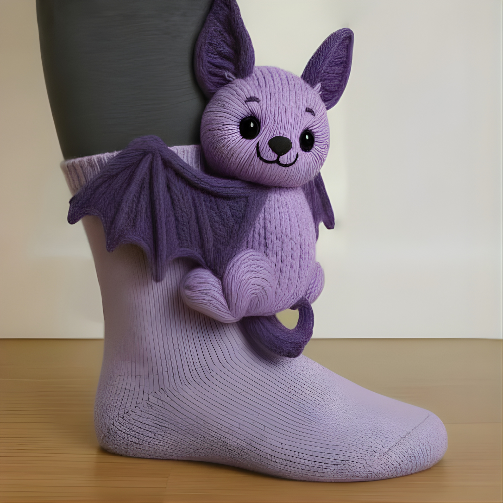 Unisex House Socks with 3D Animal Design and Non-Slip for Warm and Comfortable