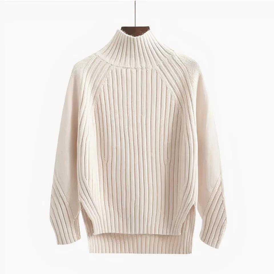Merino Wool Roll Neck Jumper for Women for Warm, Timeless and Comfortable