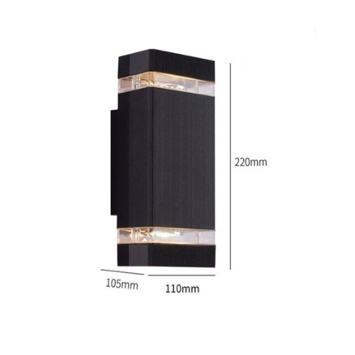 Light with Modern Outdoor Wall Up and Down Light and Weather-Resistant Design