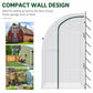Lean-To Walk-In Greenhouse with PE Cover