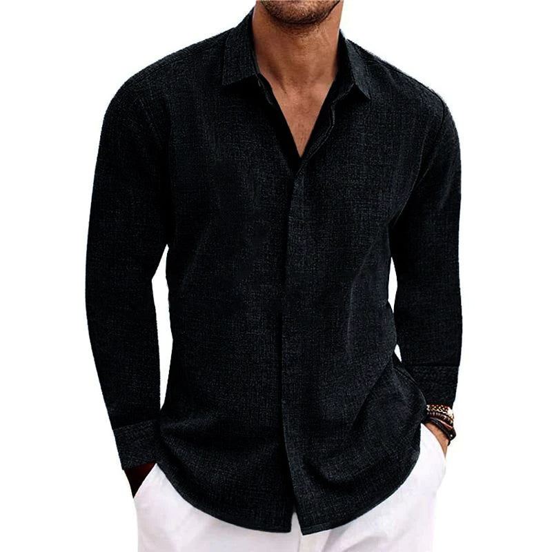 sleeve linen shirt