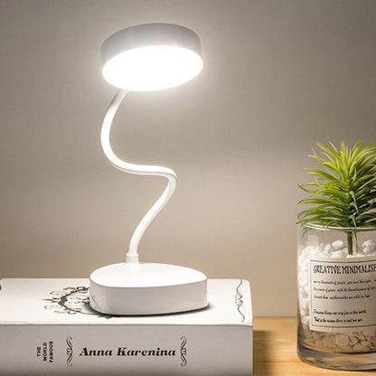 Lamp Modern Adjustable LED Desk for Dimmable Light with Flexible Neck and USB Connection