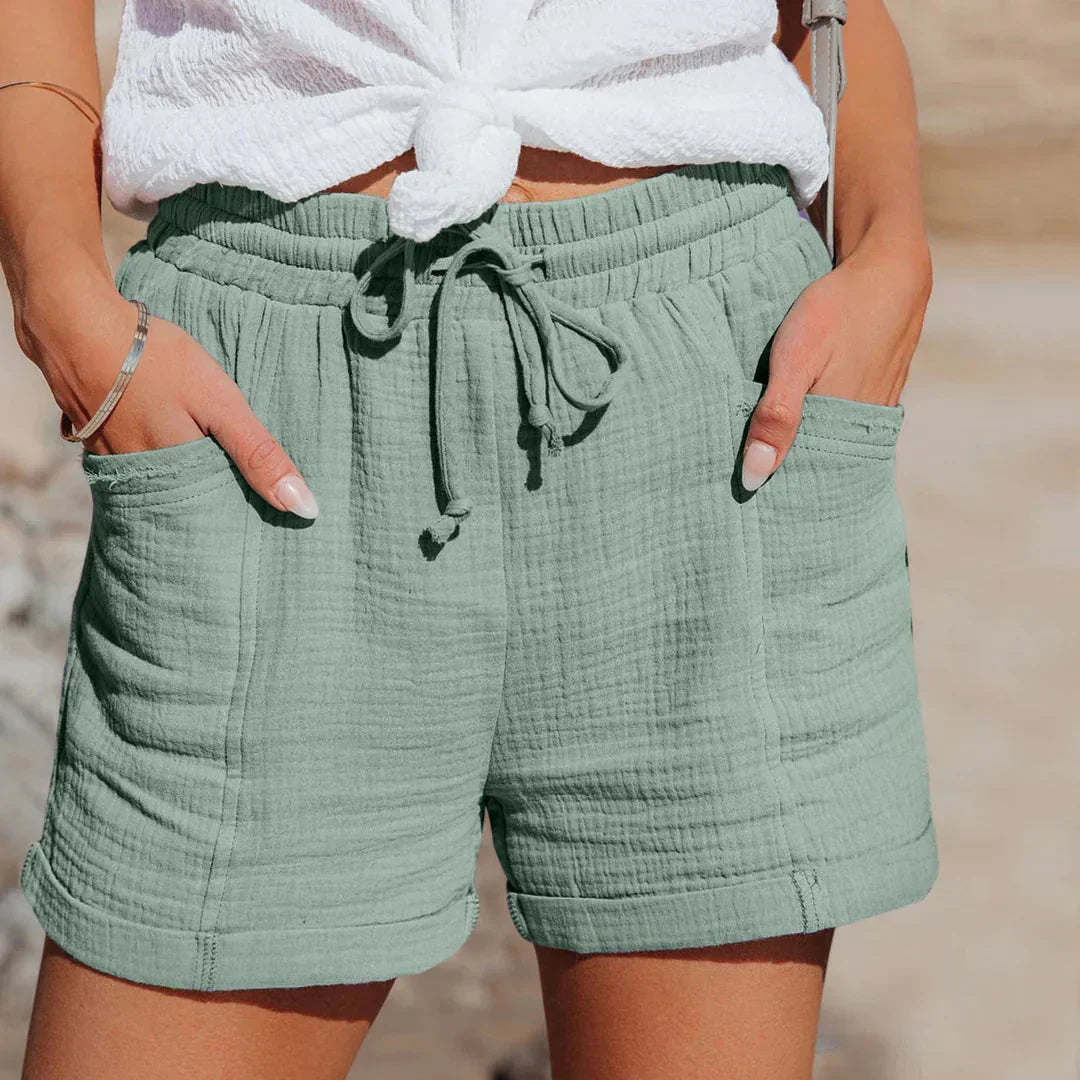 Shorts Women for Ladies' Shorts with Elastic Waistband and Loose Fit