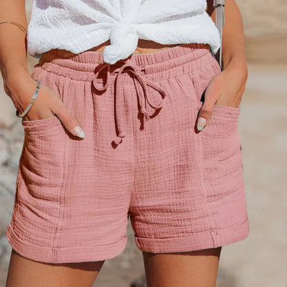 Shorts Women for Ladies' Shorts with Elastic Waistband and Loose Fit