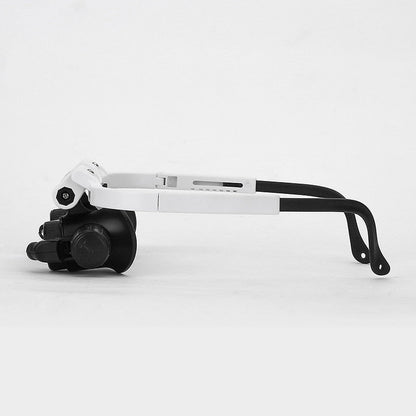 Glass with Provision Magnifying LED for Clear and Adjustable