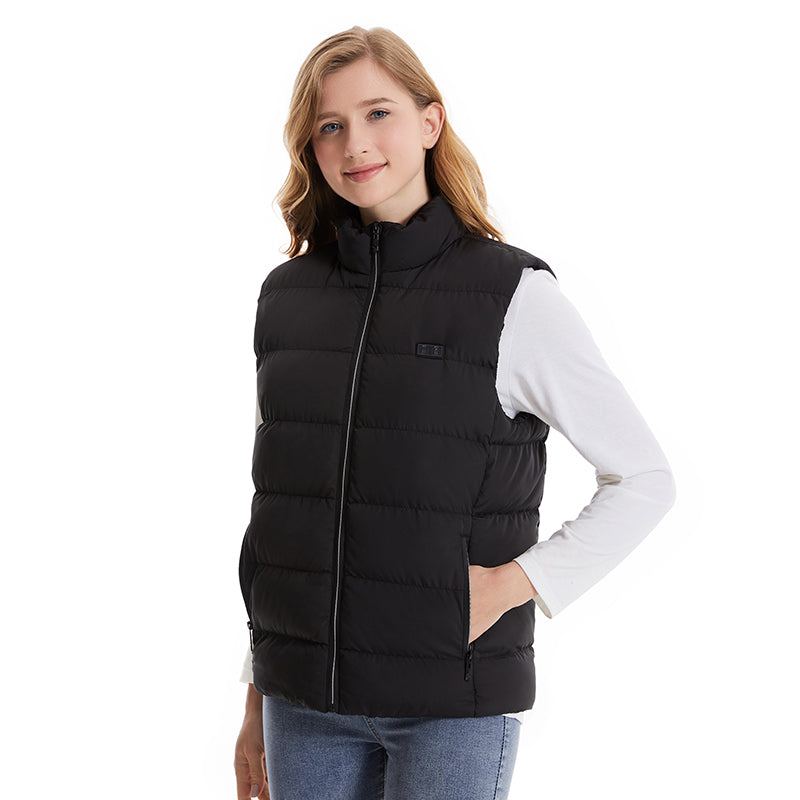 Heated Unisex Jacket with Adjustable Heat and Water-Repellent Material