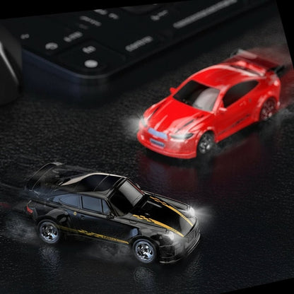 Mini RC Drift Car with Remote Control and LED Headlights