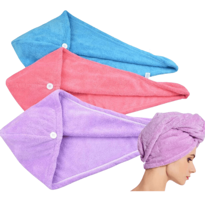 Microfibre Hair Towel for Women for Quick and Comfortable Drying