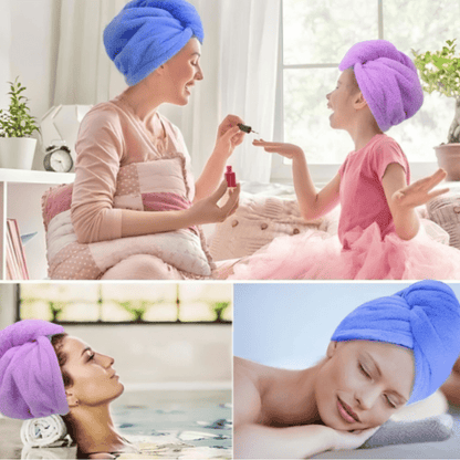 Microfibre Hair Towel for Women for Quick and Comfortable Drying