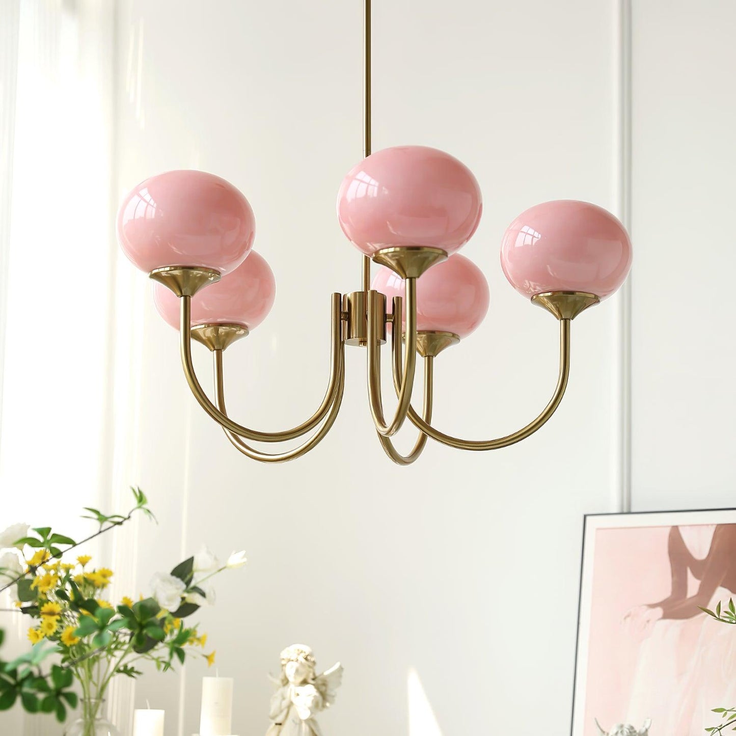 Light with Elegant Circle Pendant Lamp for a Subtle Addition to Any Interior