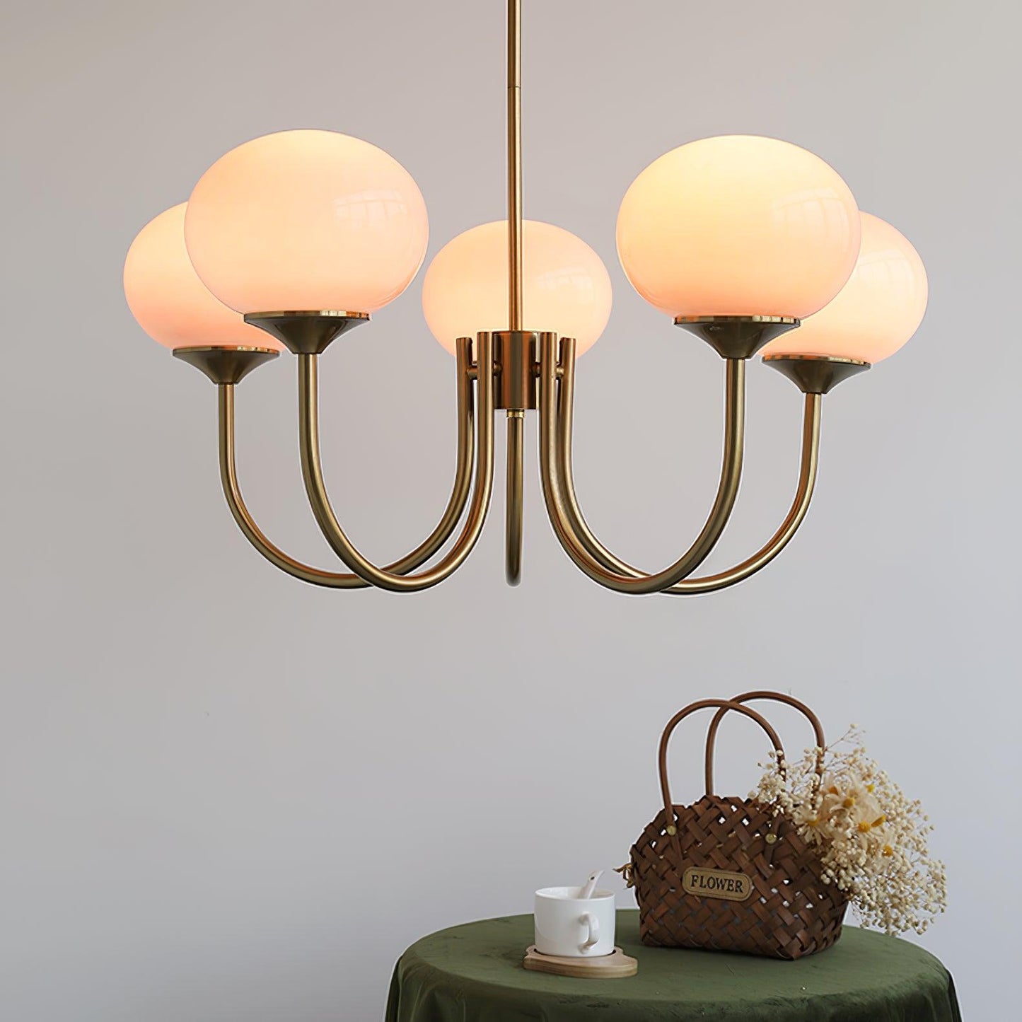 Light with Elegant Circle Pendant Lamp for a Subtle Addition to Any Interior