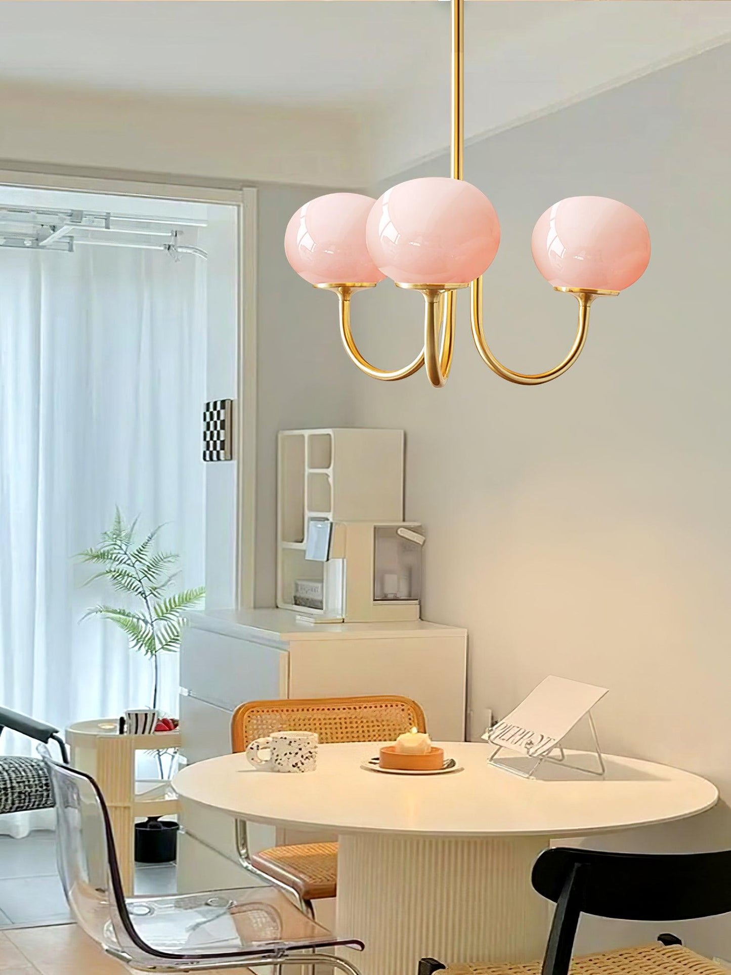 Light with Elegant Circle Pendant Lamp for a Subtle Addition to Any Interior