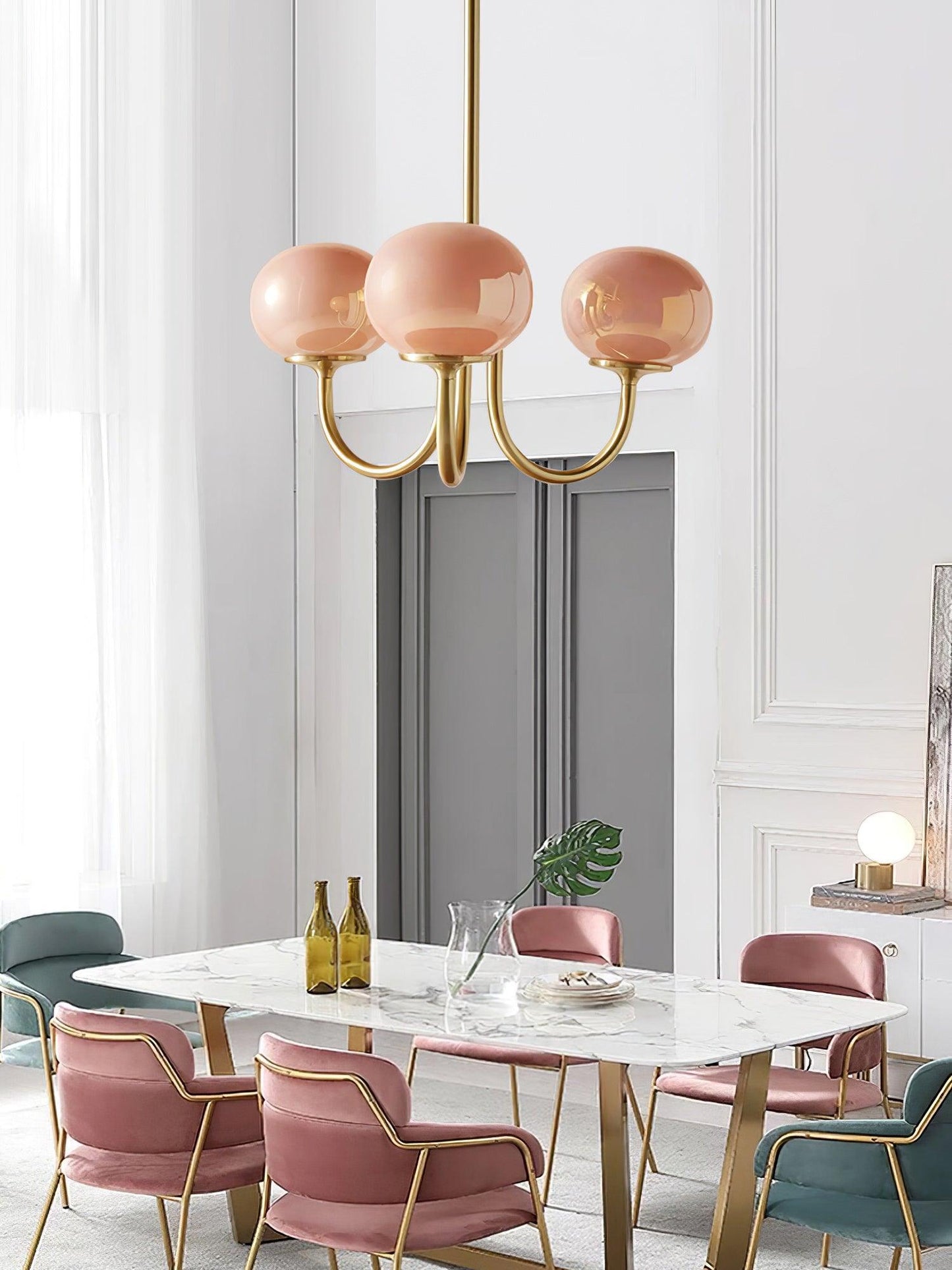 Light with Elegant Circle Pendant Lamp for a Subtle Addition to Any Interior