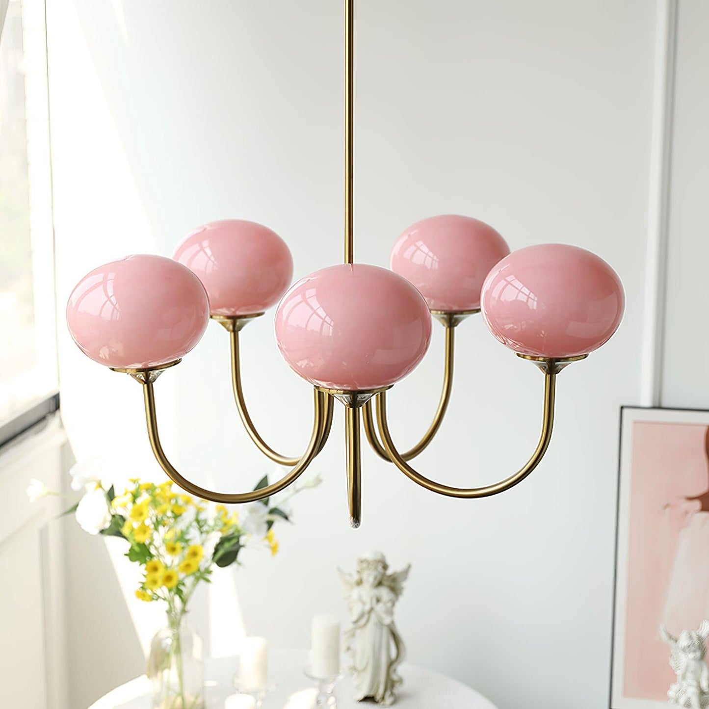 Light with Elegant Circle Pendant Lamp for a Subtle Addition to Any Interior