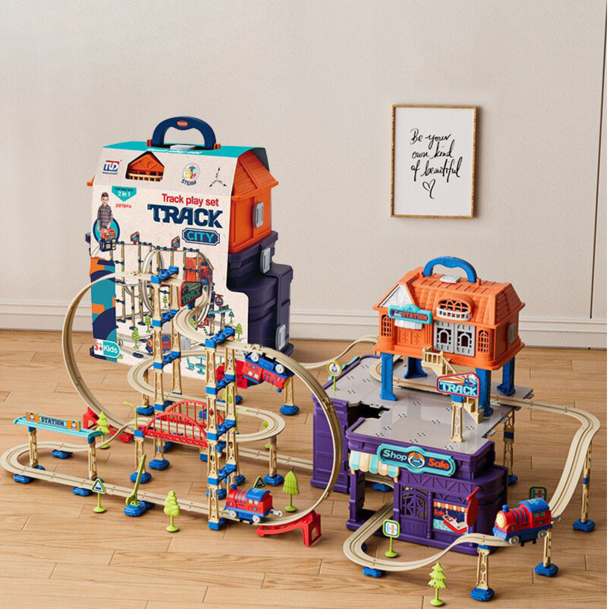 Adventurous Train Track Playset for Endless Building Fun for Kids