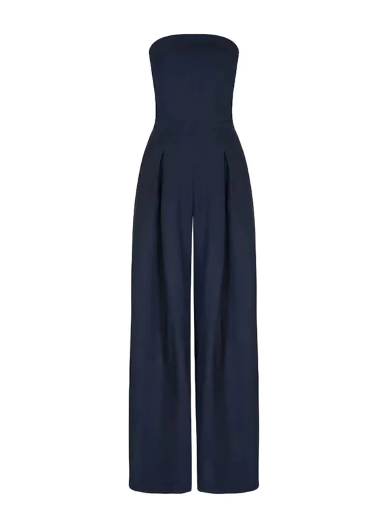 strapless jumpsuit minimalist