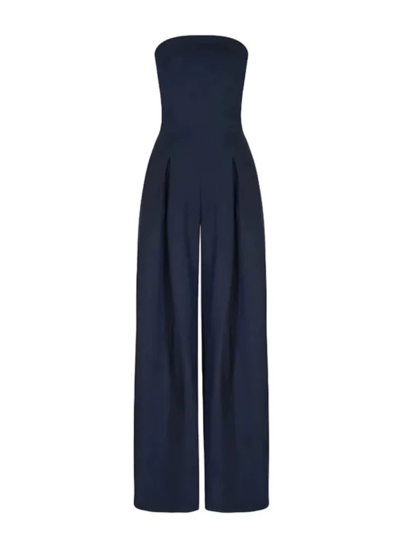 strapless jumpsuit minimalist