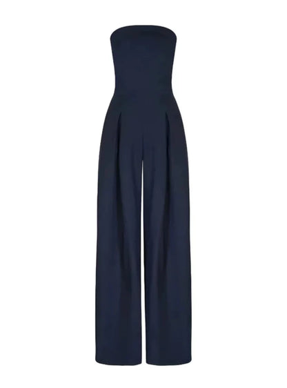 strapless jumpsuit minimalist