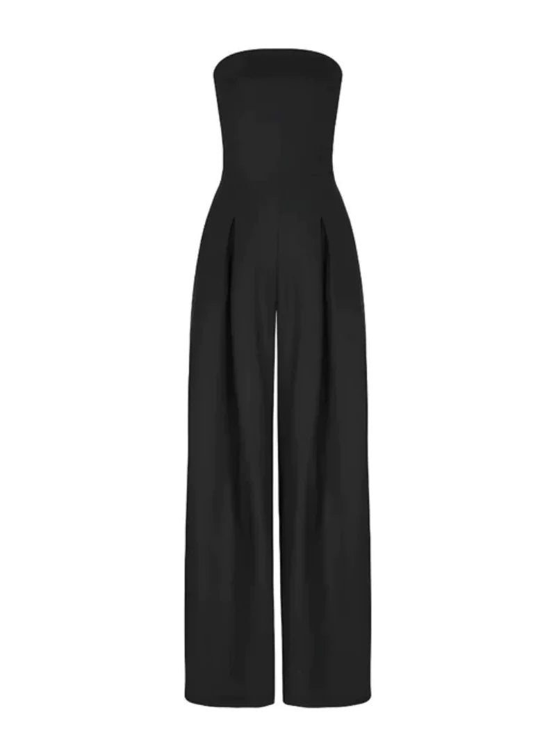 strapless jumpsuit minimalist