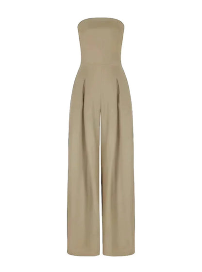 strapless jumpsuit minimalist