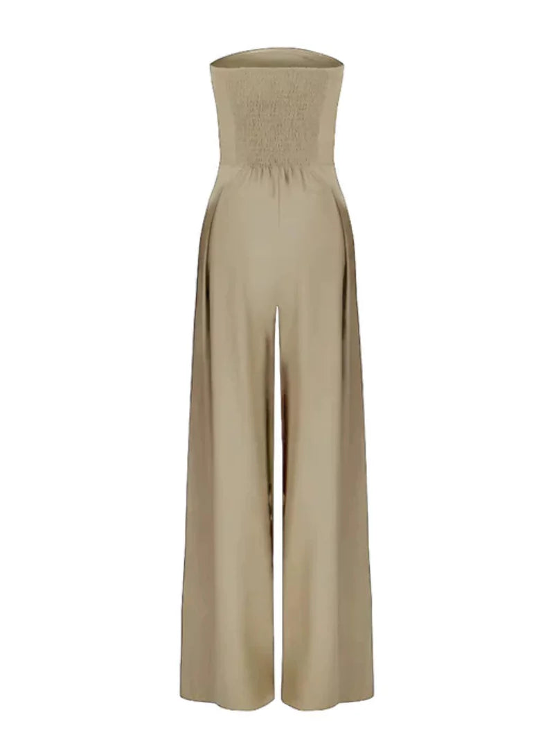 strapless jumpsuit minimalist