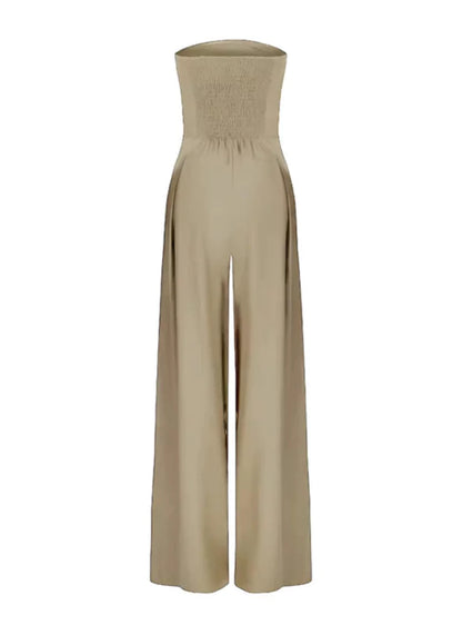 strapless jumpsuit minimalist