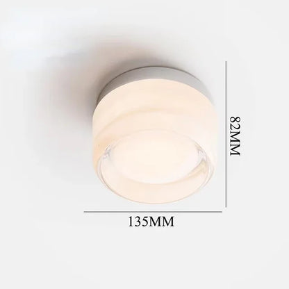 Wall Lamp with Modern Round LED Lighting for Stairs and Hallways