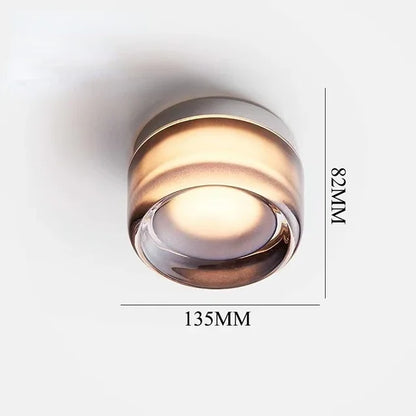 Wall Lamp with Modern Round LED Lighting for Stairs and Hallways