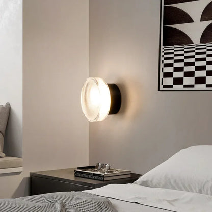 Wall Lamp with Modern Round LED Lighting for Stairs and Hallways
